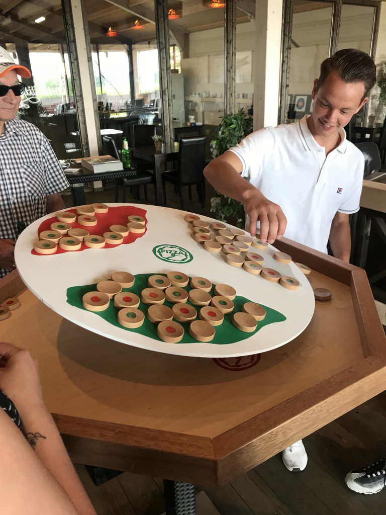 Pizza-Spiel-Verleih