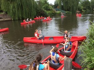 Kanoën op de Berkel