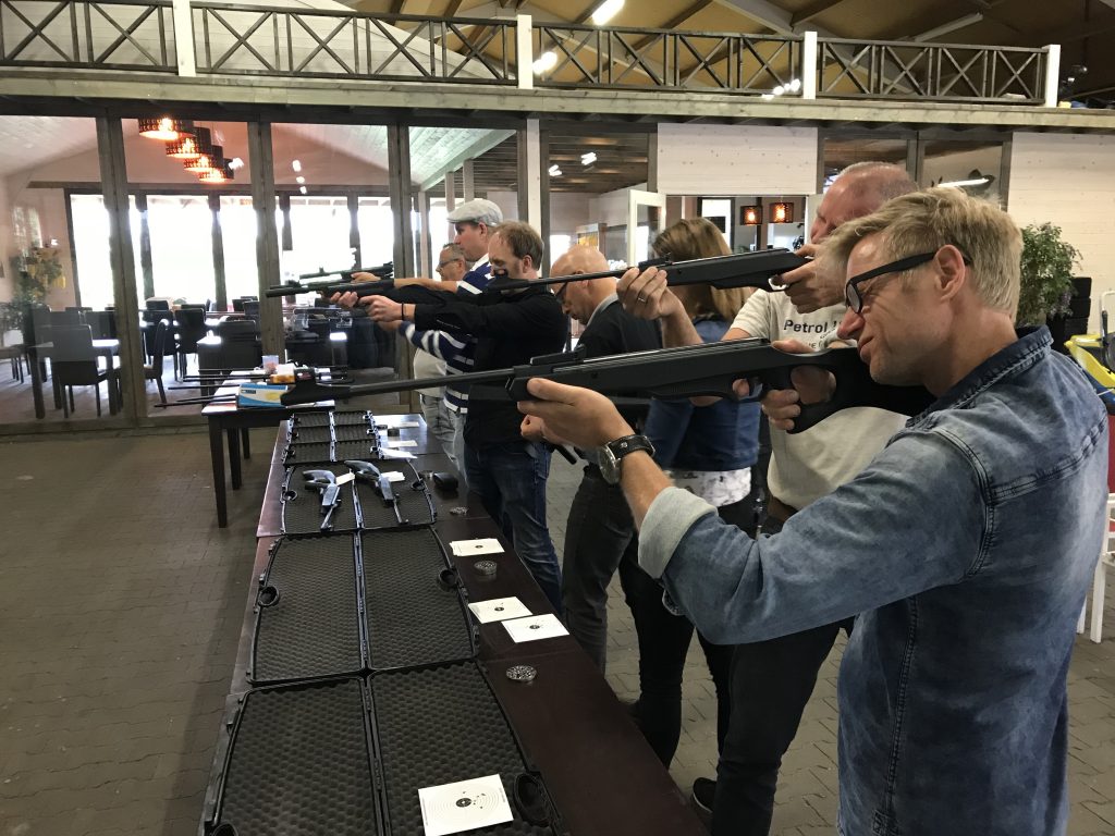 schieten met 5 wapensoorten