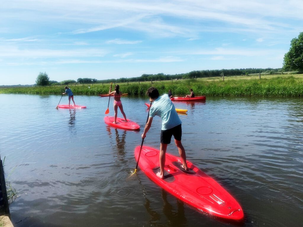 Kajakken en suppen in de omgeving